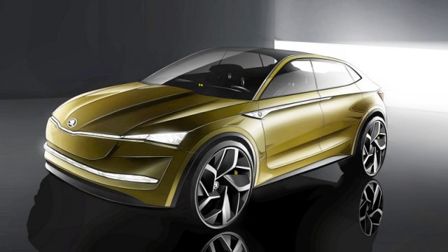 Skoda показала Vision E и это не Kodiaq Coupe